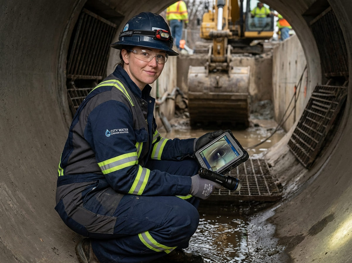 Sewer Line Inspection & Replacement in Conroe